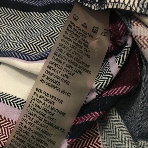 Stretchy Plaid Print 3/4 Sleeve Pullover Top - Picture 11 of 16